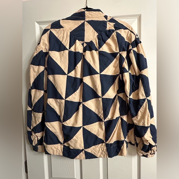 Mirth Bergen Patchwork Jacket in Navy/Peach - Picture 10 of 11